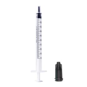25pcs Luer Slip Tip 1ml Syringes With Caps Are Great For Pet Feeding, Glue, Hobby Crafts, Measurement, And Liquid Refill, But Not For Professiona (Option: 25pcs)